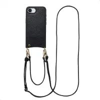 Selencia Coque de télephone Nova avec cordon et porte-cartes Apple iPhone 17e / 16e - Noir