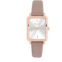 Tamaris Montre à affichage analogique 'Tiny' beige / or rose