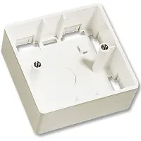 Lindy 60523 AufputzrahmenWanddose 1fach UK 86x86x47 mm weiss