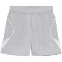 Puma Pantalon de sport gris clair / blanc