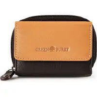 Greenburry Porte-monnaies 'Nappa' marron