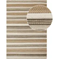 House Nordic Tapis Morena Nature/Gris tissé à la main 200x300cm