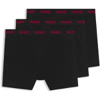 HUGO 50532613 Red Boxers 3 Units Noir XS Homme