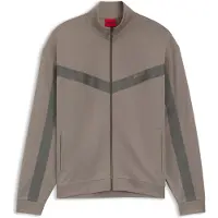 HUGO Darti 10249830 Red Full Zip Sweatshirt Marron S Homme