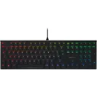 Cherry MX 10.0N RGB - Clavier - backlit - USB - Français - commutateur : MX Low Profile RGB Speed - noir