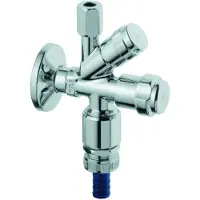GROHE Eggemann Robinet d'angle WAS DN 15 avec aérateur chromé - 41082000
