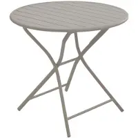 Vita Table De Jardin Ronde En Aluminium 2 Personnes Globe