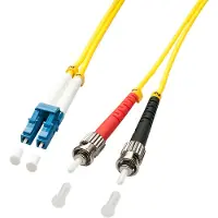 Lindy Lc/st Os2 3 M Fiber Optic Cable Clair
