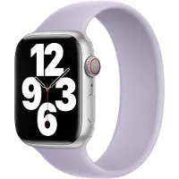 Apple Bracelet Boucle unique en Silicone Watch | 38/40/41/42 mm - Taille 6 - Purple Fog