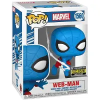 Funko POP! Marvel Web Swing Spidey Exclusive Figure Bleu Enfants