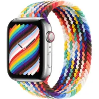 Apple Bracelet tressé pour Watch | 44/45/46/49 mm - Taille 1 - Édition Pride