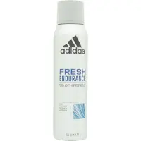 Adidas Fresh Endurance Vegan, sans alcool, doux pour la peau. Parfum frais et aromatique avec des notes boisées. Déodorant spray pour hommes, 150 ml