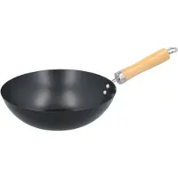 Alpina Wok PFOA-free Manche en Bois Antiadhésif Ø 25 cm