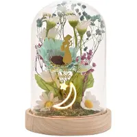W M Widdop Widdop - Princesse Disney - Jasmine - Cloche florale avec lumière néon