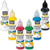 Creall Set de peinture pour fenêtre Creall, 6x80ml
