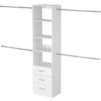 Vevor Système de placard avec 3 tiroirs