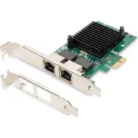 Digitus Dn-10132 2xrj45 Pci-e Expansion Card Argenté