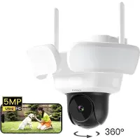 Aosu L5P L5P0.WAEU01000 WLAN IP Überwachungskamera 2800 x 1620 Pixel, Caméra réseau, Blanc