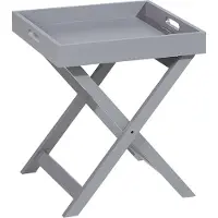 Beliani Table basse Gris 40 x 40 cm Table plateau Légère Carrée Moderne