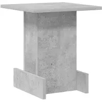 vidaXL Table d'appoint Gris béton 35,5 x 35 x 40 cm Bois d'ingénierie