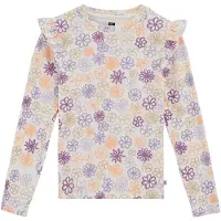 We fashion T-Shirt 'Meisjes' beige / violet / orange