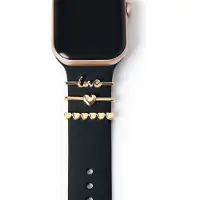 IDEAL OF SWEDEN Charms pour bracelets de smartwatch – lot de 3 – Dorée