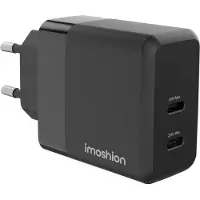 IMoshion Chargeur mural - Chargeur - 2x USB-C - Power Delivery - 40 W - Noir