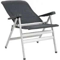 Crespo - Chaise pliante - XL - AL/238 - Deluxe - Gris foncé