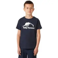 Helly Hansen Graphic Jr Short Sleeve T-shirt Bleu 12 Years Enfants