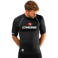 Cressi Spa Diving 2024 Short Sleeve Rash Guard Noir XL Homme
