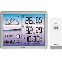 Technoline WS6520 Station météo | Réception radio DCF77 | Prévisions météo | Affichage des phases de la lune | Affichage des marées