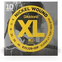 D'Addario EXL125-10P Cordes pour guitares électriques