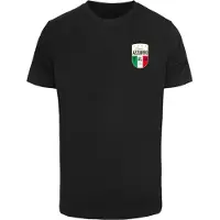 Mister tee T-Shirt 'Azurro Italia' or / vert / noir / blanc