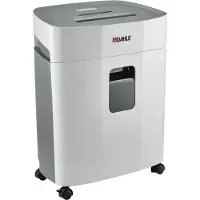 Dahle Destructeur de documents PaperSAFE 260, coupe croisée 4 x 12 mm, P-4, 25 l, capacité de coupe 1-12 feuilles, avec rouleaux, gris