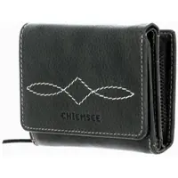 Chiemsee Cuir porte-monnaie Leather Wallet Black noir