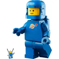 LEGO Minifigurine d'astronaute bleu grand format