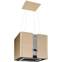 Klarstein Futurelight Smart hotte d'îlot à recyclage d'air 420 m³/h LED acier inoxydable