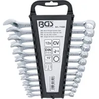 Bgs Jeu de clés mixtes à fourche (10 mm, 11 mm, 12 mm, 13 mm, 14 mm, 15 mm, 16 mm, 17 mm, 18 mm, 19 mm, 8 mm, 9 mm)