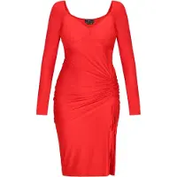Faina Robe 'Festive' rouge