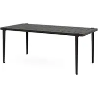TIPTOE Midi Outdoor Table d'Extérieur Graphite Black | 8 seater