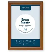 Europel Cadre pour affiches DIN A4 25 mm aspect bois