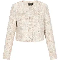 Faina Blazer bleu clair / marron / blanc