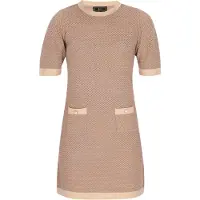 Faina Robe beige / beige foncé
