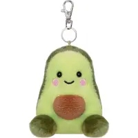 Aurora Filles, Porte-clés, 34053, Palm Pals Airy Avocado Clip-On, 10cm, Soft Toy, Green & Brown, Marron, Vert