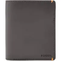 Fossil étui pour carte de crédit Joshua Vegan Cactus Front Pocket Wallet Lead Gray gris