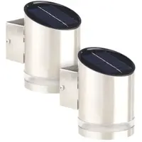Autre Applique Solaire À Led En Acier Inoxydable - X2 - Lunartec