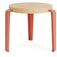 TIPTOE Mini Lou Oak pour Enfants Tabouret Flamingo Pink