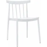 Oviala Chaise de terrasse en polypropylène blanche - Lisboa