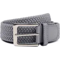 Suitable Ceinture tissée Gris Foncé