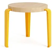 TIPTOE Mini Lou Oak pour Enfants Tabouret Sun Yellow